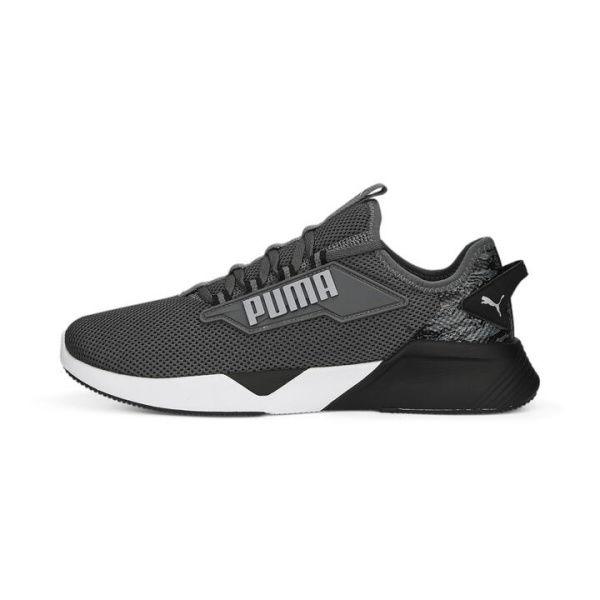 Retaliate 2 Camo Unisex Running Shoes in Cool Dark Gray/Black/Cool Mid Gray, Size 14, Synthetic by PUMA Shoes