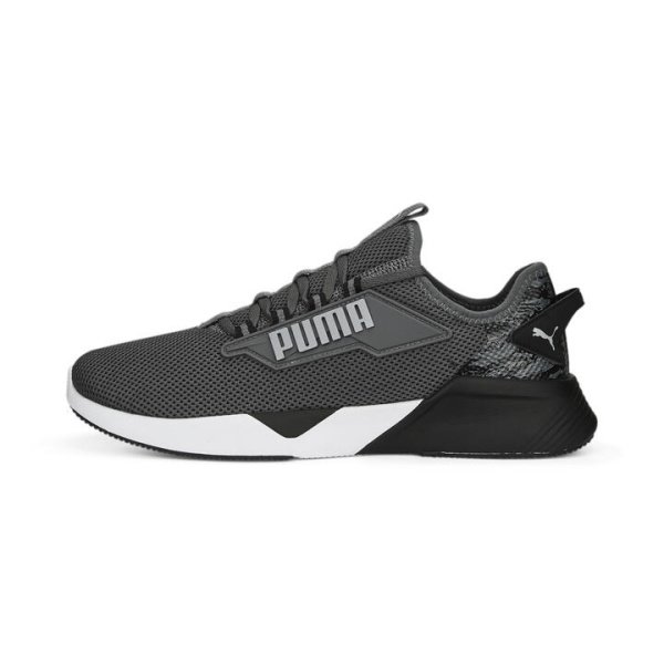 Retaliate 2 Camo Unisex Running Shoes in Cool Dark Gray/Black/Cool Mid Gray, Size 8, Synthetic by PUMA Shoes