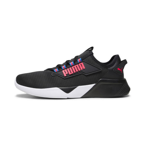 Retaliate 2 Unisex Running Shoes in Black/Fire Orchid, Size 10, Synthetic by PUMA Shoes