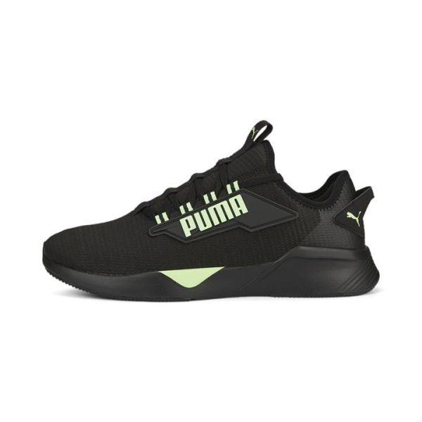 Retaliate 2 Unisex Running Shoes in Black/Fizzy Lime, Size 10.5, Synthetic by PUMA Shoes