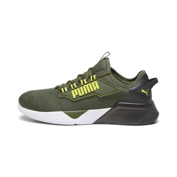 Retaliate 2 Unisex Running Shoes in Myrtle/Yellow Burst/Black, Size 10, Synthetic by PUMA Shoes