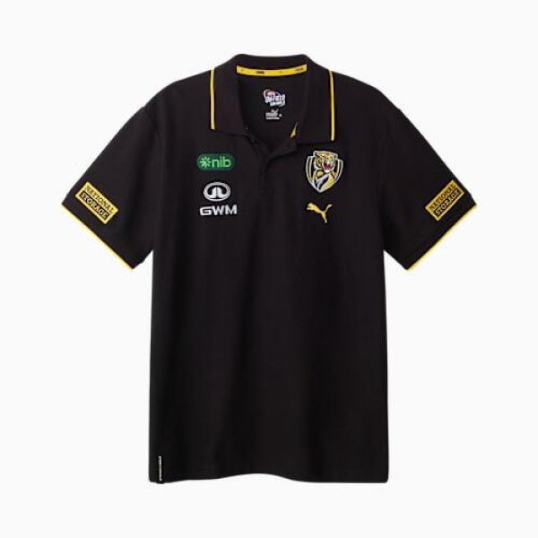 Richmond FC 2026 Men's Team Polo Top in Black/Rfc, Size Medium by PUMA