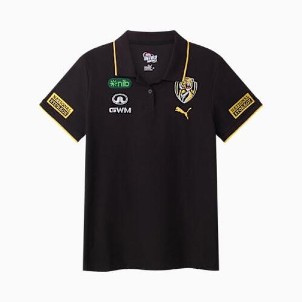 Richmond FC 2026 Women's Team Polo Top in Black/Rfc, Size Small by PUMA