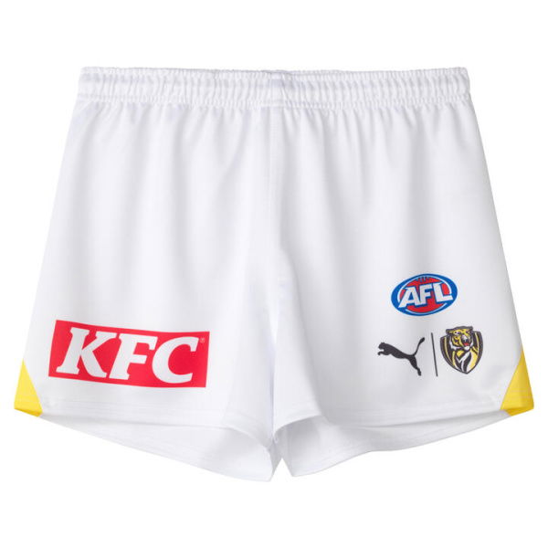 Richmond Football Club 2025 Men's Replica Away Shorts in Black/Rfc, Size Medium by PUMA