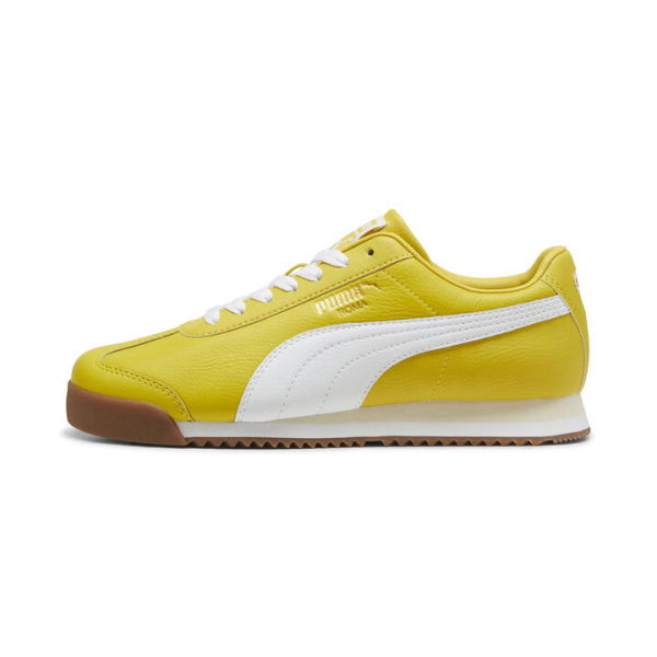 Roma 24 Sneakers Unisex in Fresh Pear/White, Size 4, Textile by PUMA