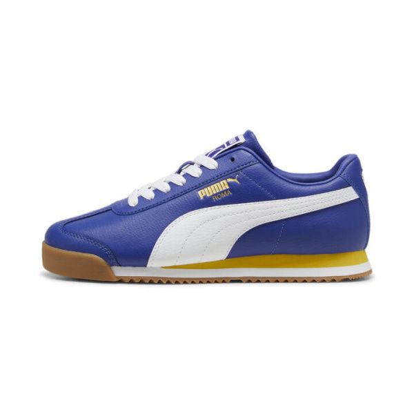 Roma 24 Sneakers Unisex in Lapis Lazuli/Fresh Pear, Size 10, Textile by PUMA