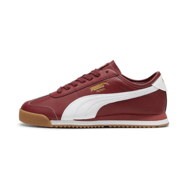 Roma 68 Revival Unisex Sneakers in Intense Red/White/Gum, Size 4, Textile by PUMA