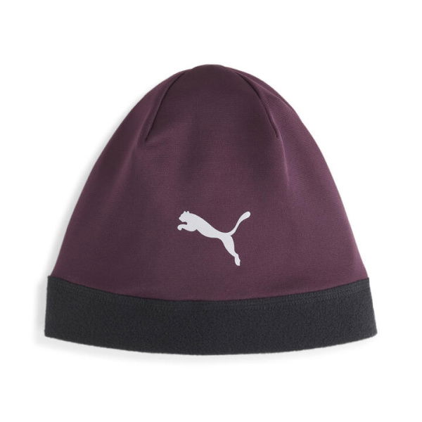 RUN Beanie in Midnight Plum, Polyester/Elastane by PUMA