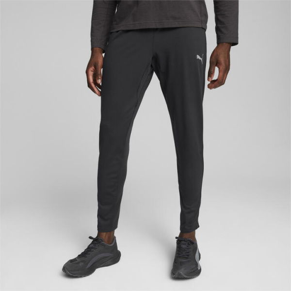 RUN CLOUDSPUN Men's Running Pants in Black, Size Large, Polyester/Elastane by PUMA