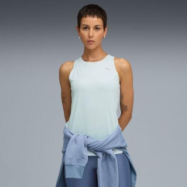 RUN CLOUDSPUN Women's Running Tank Top in Sea Glass, Size XS, Polyester/Elastane by PUMA