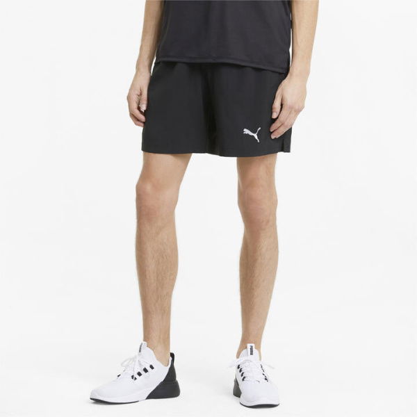 RUN FAVOURITE 7 Men's Woven Session Shorts in Black, Size Large, Polyester by PUMA