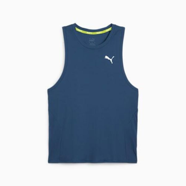 RUN FAVOURITE Men's Running Tank Top in Ocean Tropic, Size Small, Polyester by PUMA