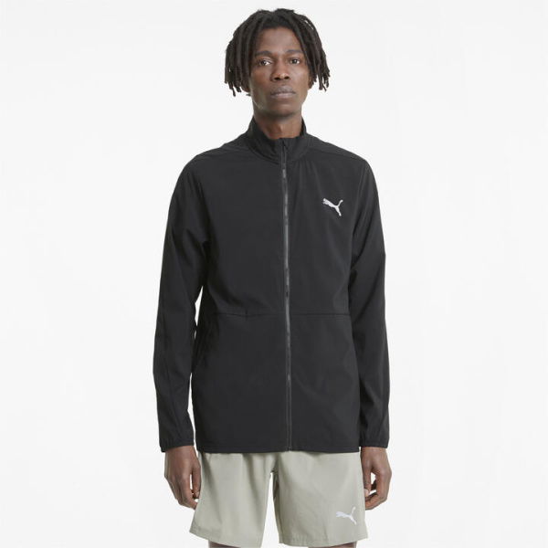 RUN FAVOURITE Men's Woven Jacket in Black, Size 2XL, Polyester by PUMA