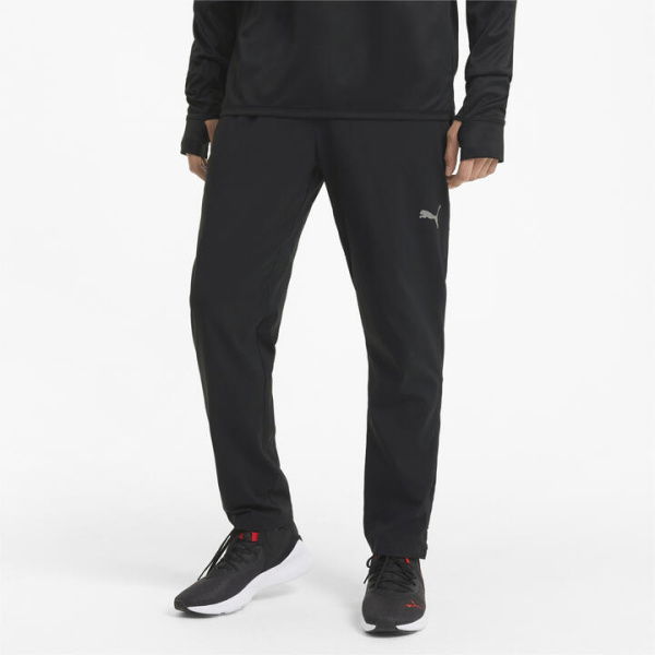 RUN FAVOURITE Tapered Men's Running Pants in Black, Size Large, Polyester by PUMA