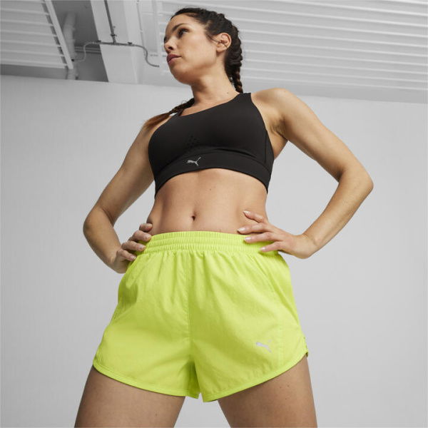 RUN FAVOURITE Velocity Women's 3Running Shorts in Lime Pow, Size XS, Polyester by PUMA