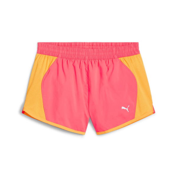 RUN FAVOURITE Velocity Women's 3Running Shorts in Sunset Glow/Black, Size Medium, Polyester by PUMA