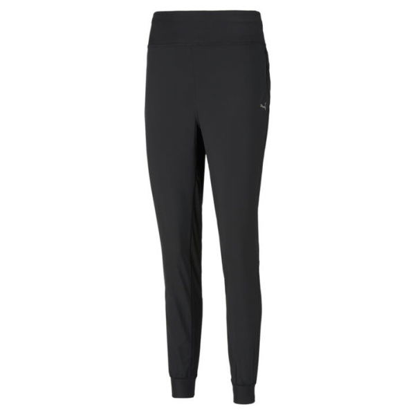 RUN FAVOURITE Women's Tapered Pants in Black, Size 2XL, Polyester/Elastane by PUMA