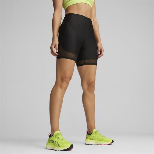 RUN ULTRAFORM 6 Women's Running Shorts in Black, Size Large, Polyester/Elastane by PUMA