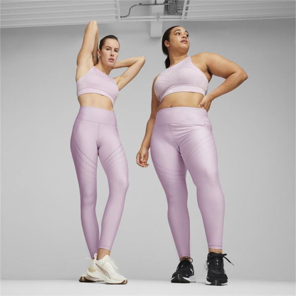 RUN ULTRAFORM Women's Running Tights in Grape Mist, Size XL, Polyester/Elastane by PUMA