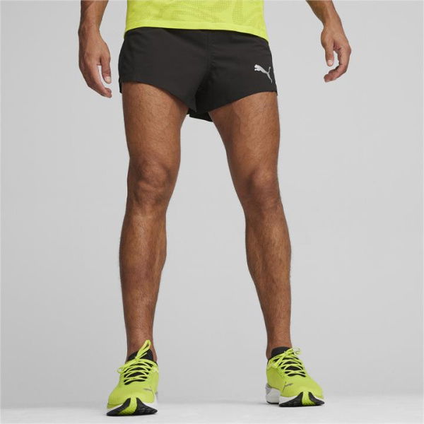 RUN VELOCITY Men's 3 Running Shorts in Black, Size Large, Polyester by PUMA