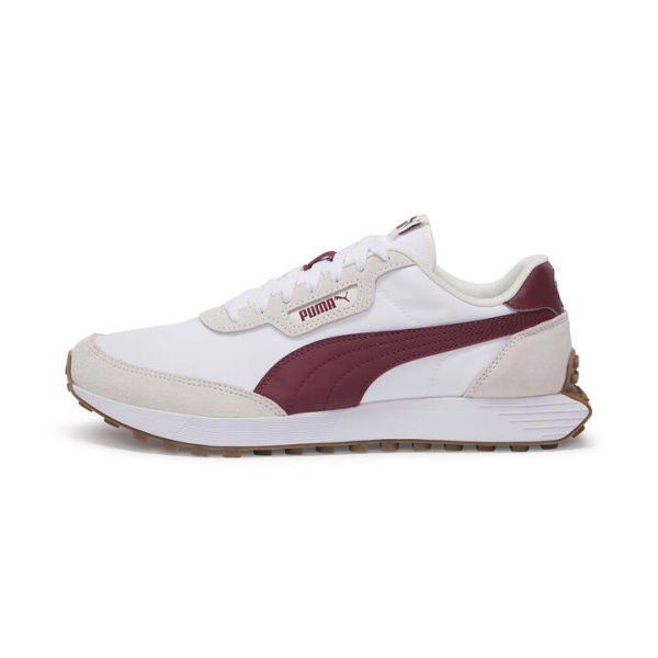 Runtamed Lugged Classic Unisex Sneakers in White/Team Regal Red/Warm White, Size 7, Synthetic by PUMA Shoes