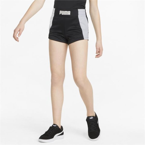 Runtrain Girls Shorts in Black, Size XS, Polyester by PUMA