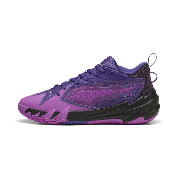 Scoot Zeros Purple Lightning Unisex Basketball Shoes in Pure Magenta/Black, Size 7, Synthetic by PUMA Shoes