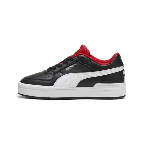 Scuderia Ferrari CA Pro Unisex Sneakers in Black/White, Size 10, Textile by PUMA