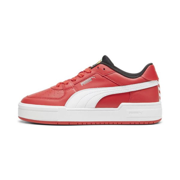 Scuderia Ferrari CA Pro Unisex Sneakers in Rosso Corsa/White, Size 10.5, Textile by PUMA