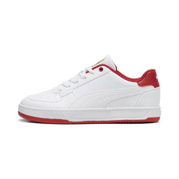 Scuderia Ferrari Caven 2.0 Unisex Sneakers in White, Size 10, Rubber by PUMA Shoes