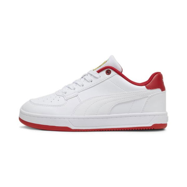 Scuderia Ferrari Caven 2.0 Youth Sneakers in White, Size 4, Rubber by PUMA Shoes