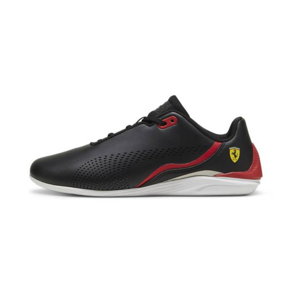 Scuderia Ferrari Drift Cat Decima Unisex Motorsport Shoes in Black/Rosso Corsa/Black, Size 9, Textile by PUMA Shoes