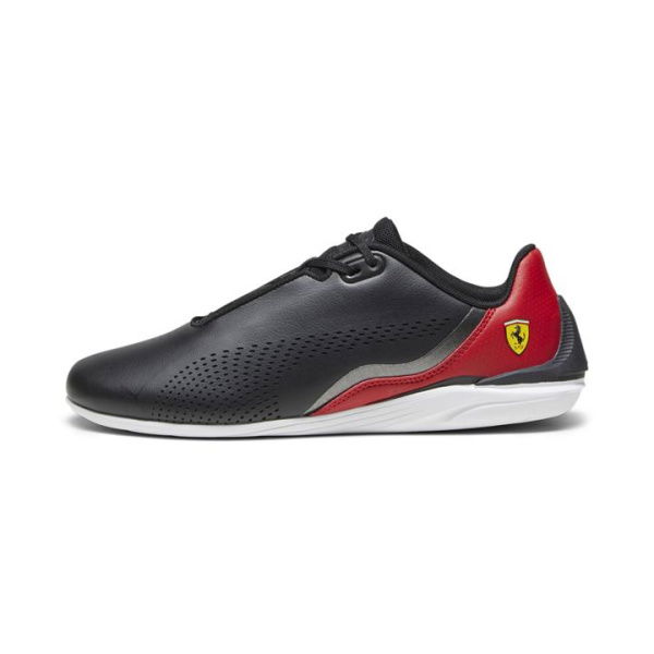 Scuderia Ferrari Drift Cat Decima Unisex Motorsport Shoes in Black/Rosso Corsa/White, Size 8, Textile by PUMA Shoes