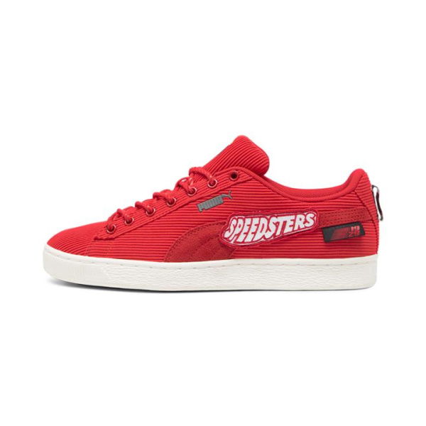 Scuderia Ferrari Garage Crew Clyde Unisex Sneakers in Rosso Corsa/Warm White, Size 10.5, Textile by PUMA Shoes