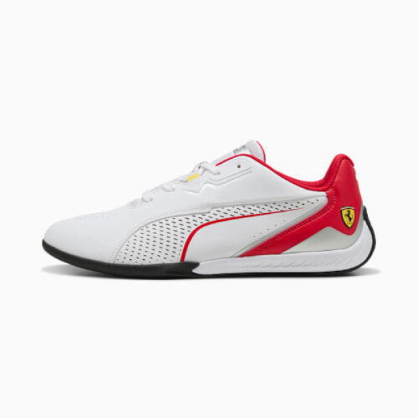 Scuderia Ferrari HP Drift Cat 11 Unisex Sneakers in White, Size 4.5 by PUMA Shoes