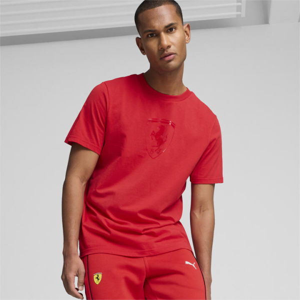 Scuderia Ferrari Race Tonal Shield Men's T