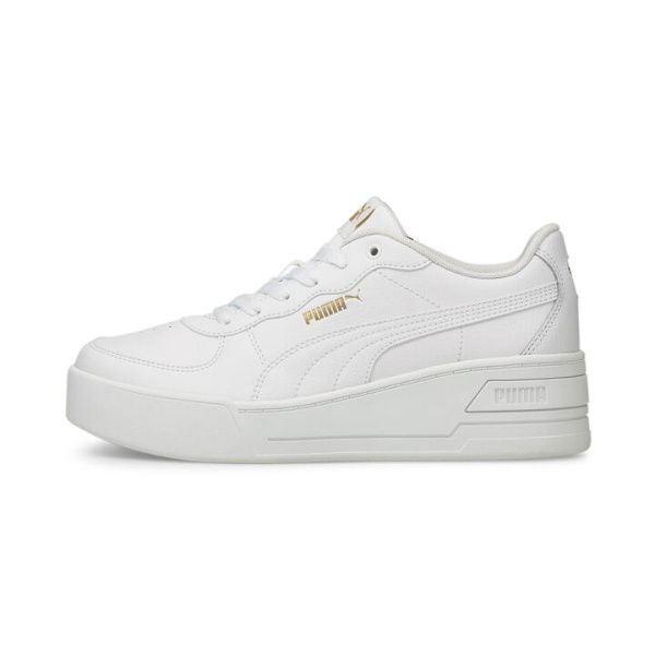 Skye Wedge Women's Sneakers in White, Size 6 by PUMA