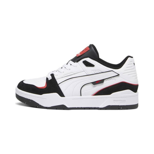 Slipstream Basketball Mix Unisex Sneakers in White/Black, Size 5, Textile by PUMA Shoes