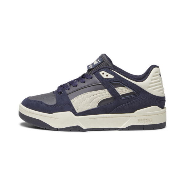 Slipstream Heritage Unisex Sneakers in Dark Coal/New Navy, Size 4, Textile by PUMA