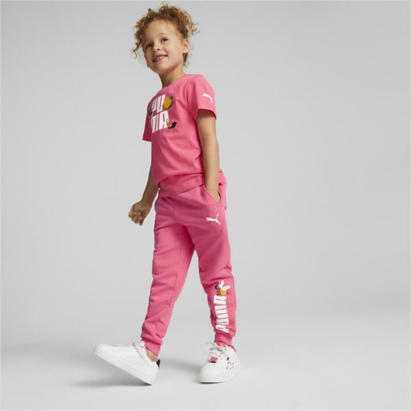 Small World Kids Sweatpants in Sunset Pink, Size 2T, Cotton/Polyester by PUMA