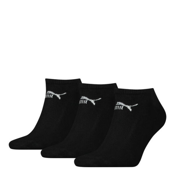 Sneaker Invisible Socks 3 Pack in Black, Size 10