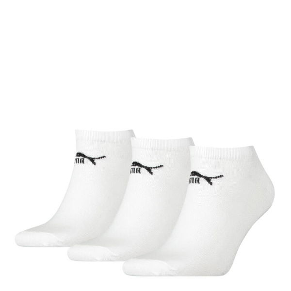 Sneaker Invisible Socks 3 Pack in White, Size 10