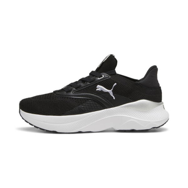 SOFTRIDE Mayve Women's Running Shoes in Black/White, Size 5.5, Synthetic by PUMA Shoes