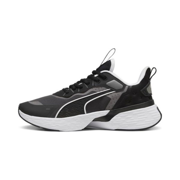 Softride Sway Unisex Running Shoe Shoes in Black/Cool Dark Gray, Size 10, Rubber by PUMA Shoes