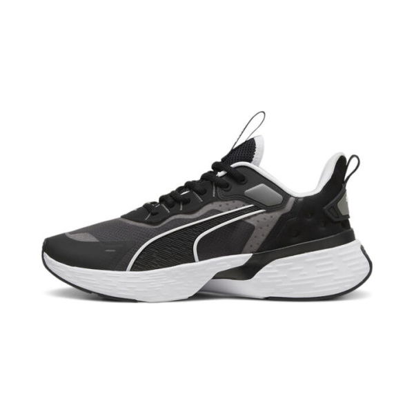 Softride Sway Unisex Running Shoes in Black/Cool Dark Gray, Size 9.5 by PUMA Shoes