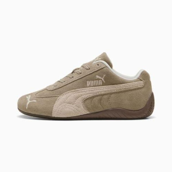 Speedcat Elevated Women's Sneakers in Ice Coffee/Alpine Snow, Size 5.5, Textile by PUMA Shoes