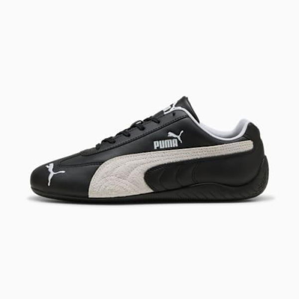 Speedcat Leather Unisex Sneakers in Black/White, Size 8.5 by PUMA Shoes