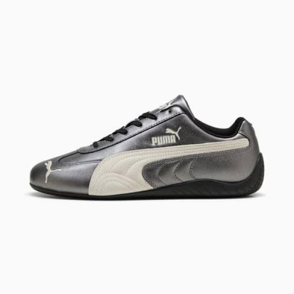 Speedcat Metallic Unisex Sneakers in Black/Warm White, Size 9.5 by PUMA Shoes