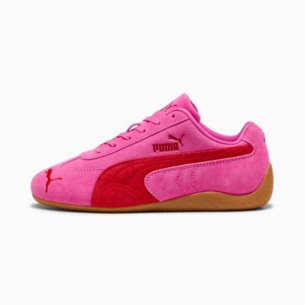 Speedcat OG Sneakers Unisex in Pink Pixel/Glowing Red, Size 10, Textile by PUMA Shoes