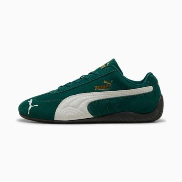 Speedcat OG Unisex Sneakers in Dark Myrtle/White, Size 4, Rubber by PUMA Shoes